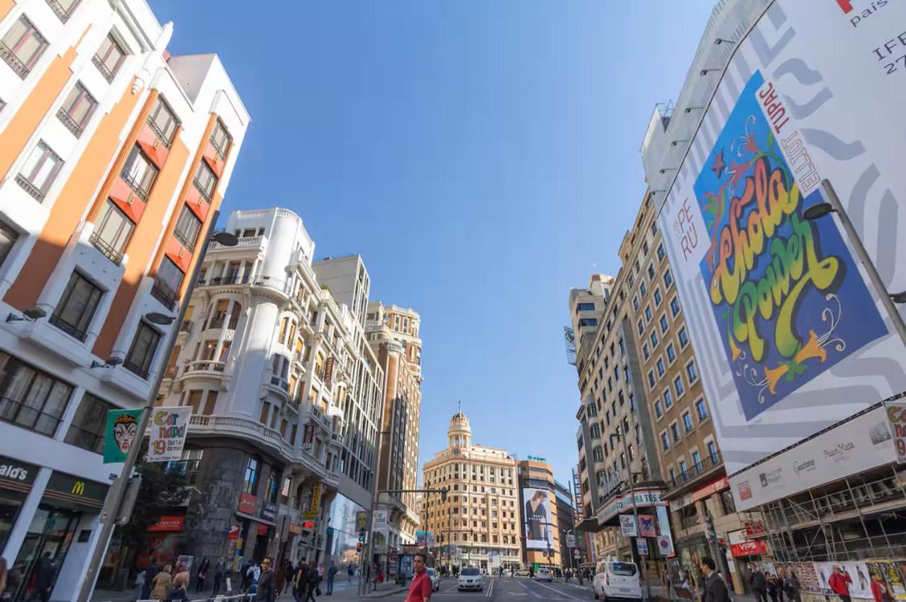 Central Gran Via Madrid Eksteriør billede