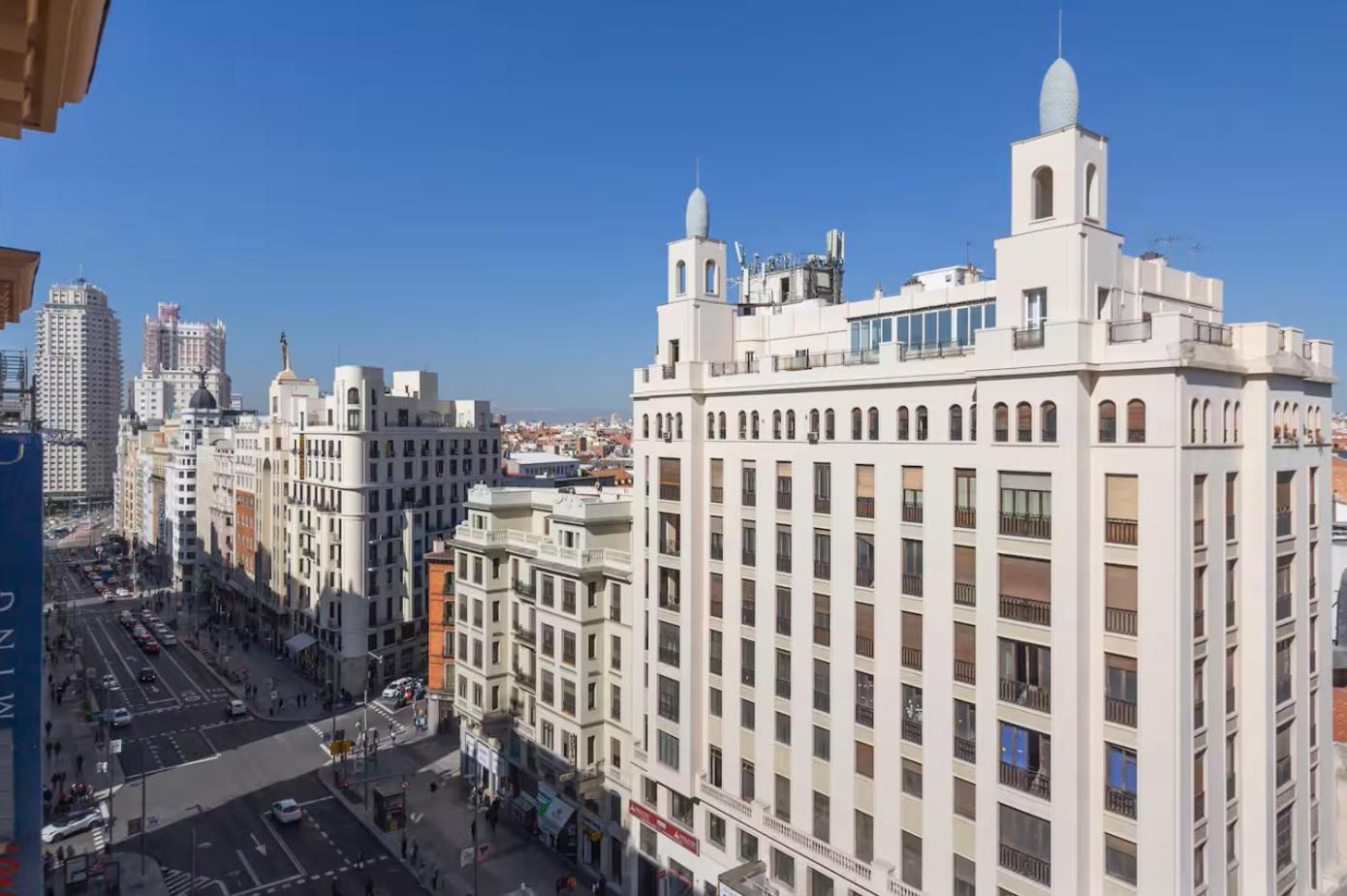 Central Gran Via Madrid Eksteriør billede