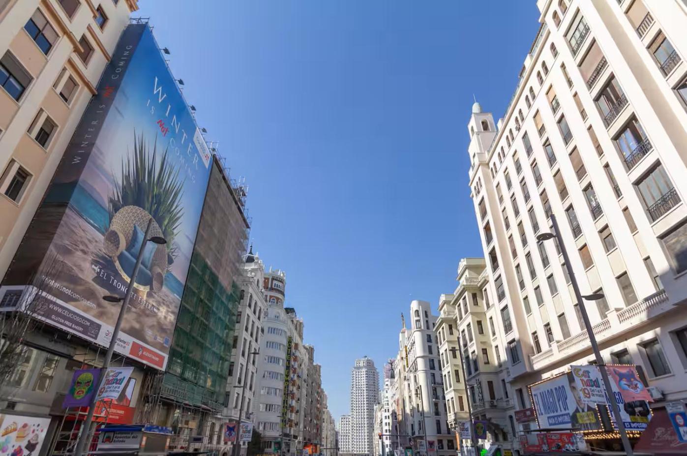 Central Gran Via Madrid Eksteriør billede